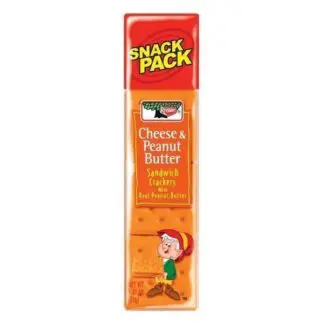 Keebler Snack Pack Sandwich Crackers - 12 Pack Cheese Peanut Butter 1.8oz