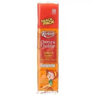 Keebler Snack Pack Sandwich Crackers - 12 Pack Cheddar Cheese 1.8oz