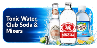 Tonic Water, Club Soda & Mixers