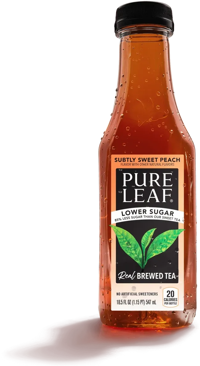 Pure Leaf lower sugar peach tea