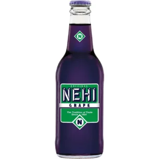 Purple Nehi grape soda bottle