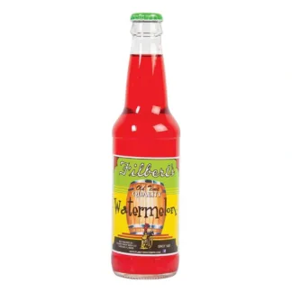 Filbert's watermelon soda on white background
