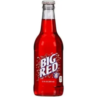 Red soda bottle labeled "Big Red
