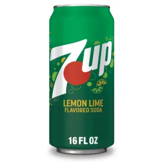 Green 7Up soda can design