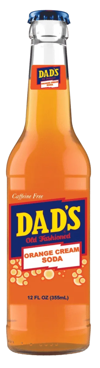 Caffeine-free orange soda drink