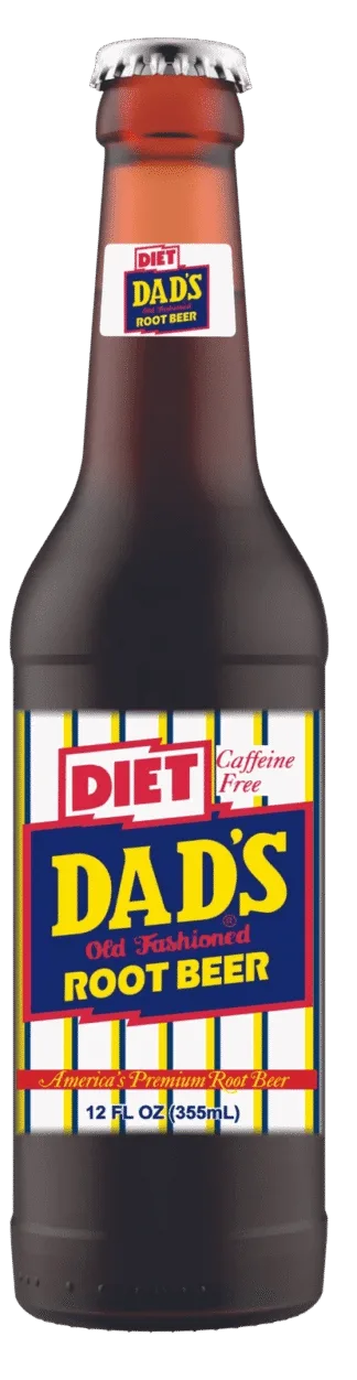 Diet Dad's Root Beer bottle
