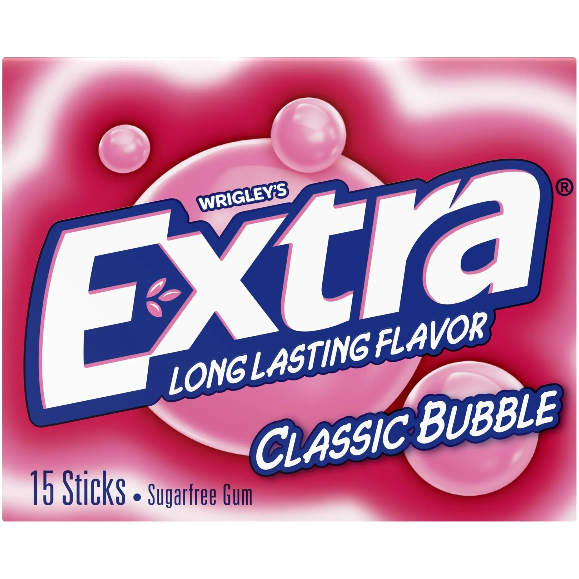 Extra gum with long-lasting flavor