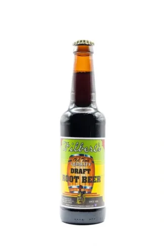 Classic draft root beer bottle