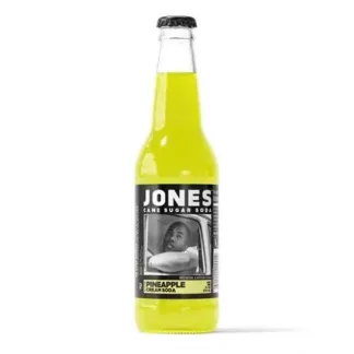Glass bottle of cane sugar soda