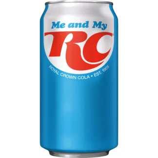 Blue Royal Crown Cola can design