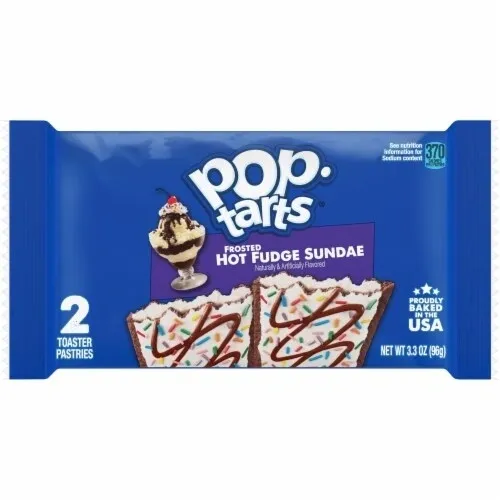 Frosted Pop-Tarts with sprinkles and drizzle