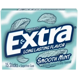 Extra gum, long lasting mint flavor