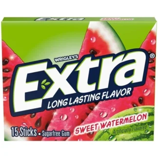Sugarfree watermelon gum packaging