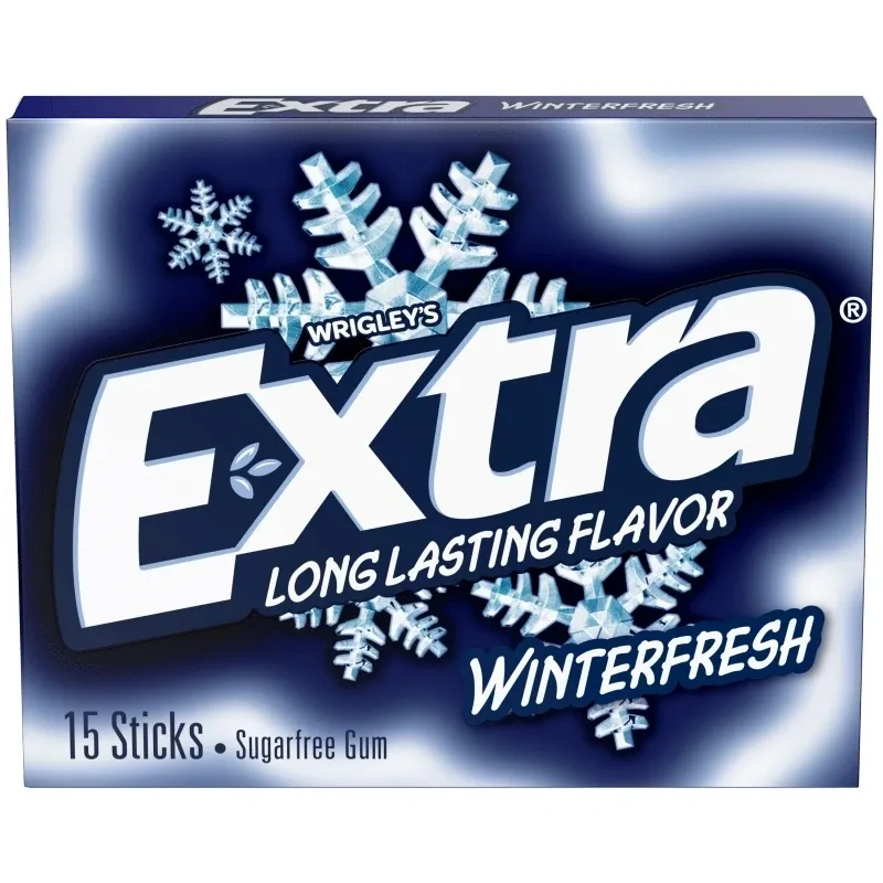 Extra gum, long-lasting winter flavor