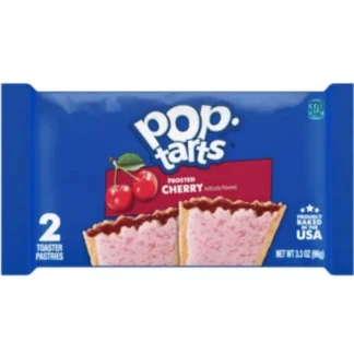 Blue packaged cherry Pop-Tarts duo