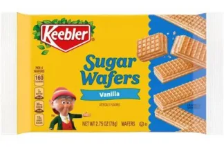 Yellow package of Keebler wafers