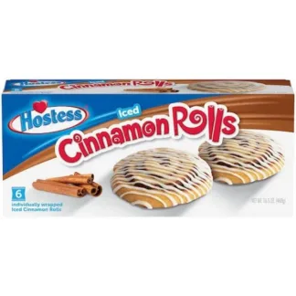 Hostess Iced Cinnamon Rolls packaging