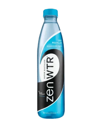 Recycled plastic ZenWTR bottle