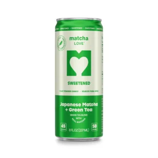 Japanese matcha beverage can