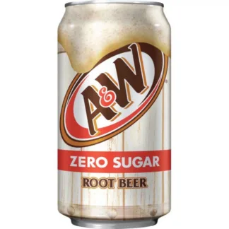A&W Zero Sugar Root Beer can