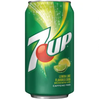 7UP soda can, lemon-lime flavor