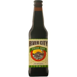 Ginger beer with vintage label