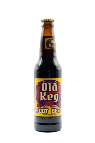 Old Keg beverage label design