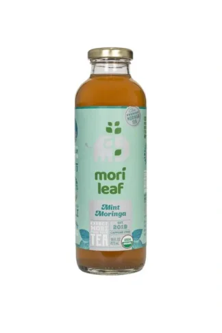Mori Leaf Mint Moringa tea bottle