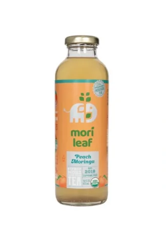 Peach Moringa tea bottle