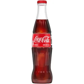 Glass bottle of Coca-Cola