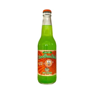 Sour Puss soda with cartoon label