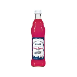 Blood Orange soda bottle