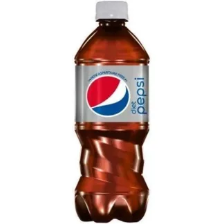 Diet Pepsi bottle with label
