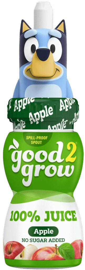 Good2Grow apple juice with spill-proof spout