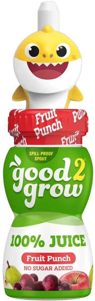 Kids' fruit punch juice with spill-proof cap