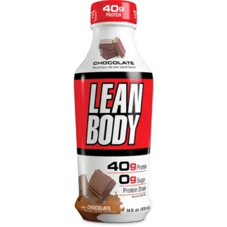 Chocolate protein shake bottle with 40g protein