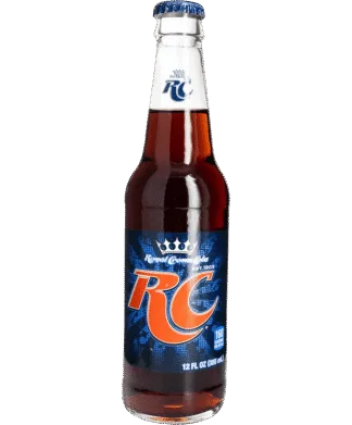 Glass bottle of RC Cola soda