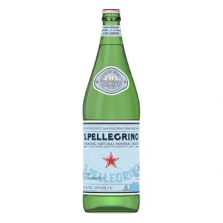 Sparkling mineral water bottle, San Pellegrino