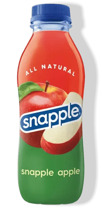 All-natural Snapple Apple drink