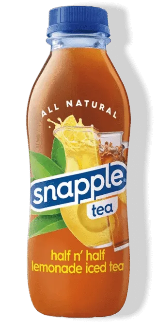Snapple half n' half lemonade iced tea