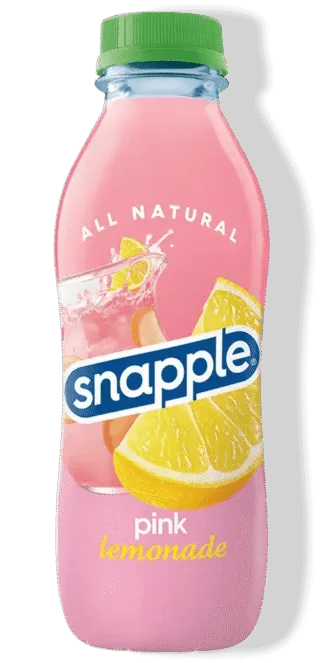 Refreshing Snapple beverage with lemon slice