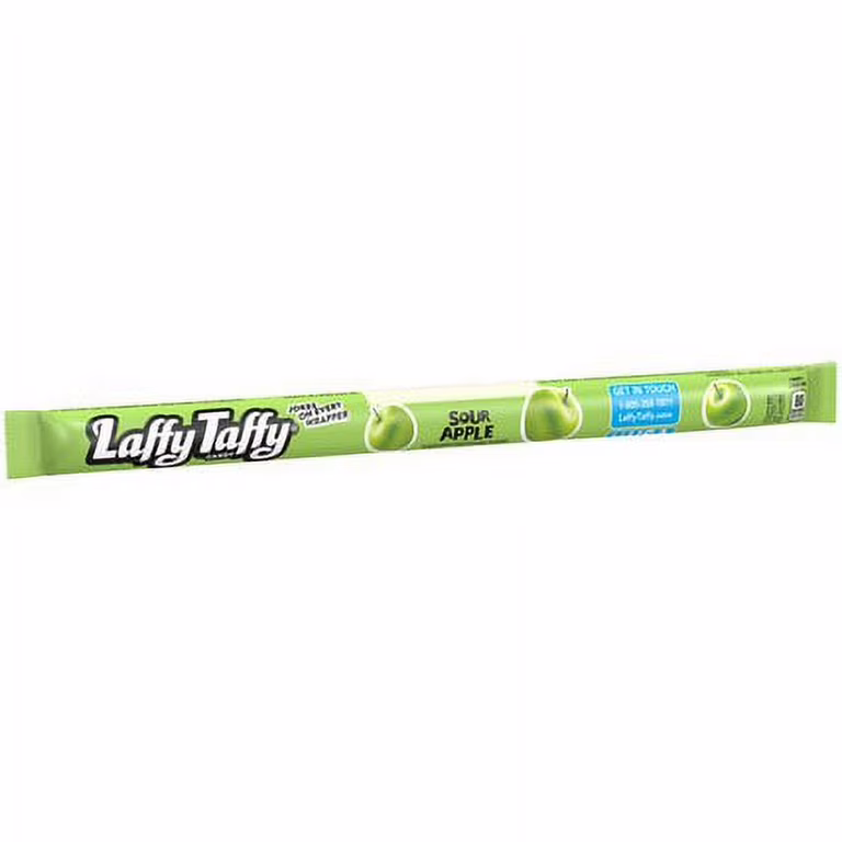 Laffy Taffy Stretchy & Tangy Candy - 24 Pack - Green Apple 0.81oz