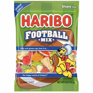 Haribo Gummy Candy Share Size - 12 Pack - Football Mix 4oz