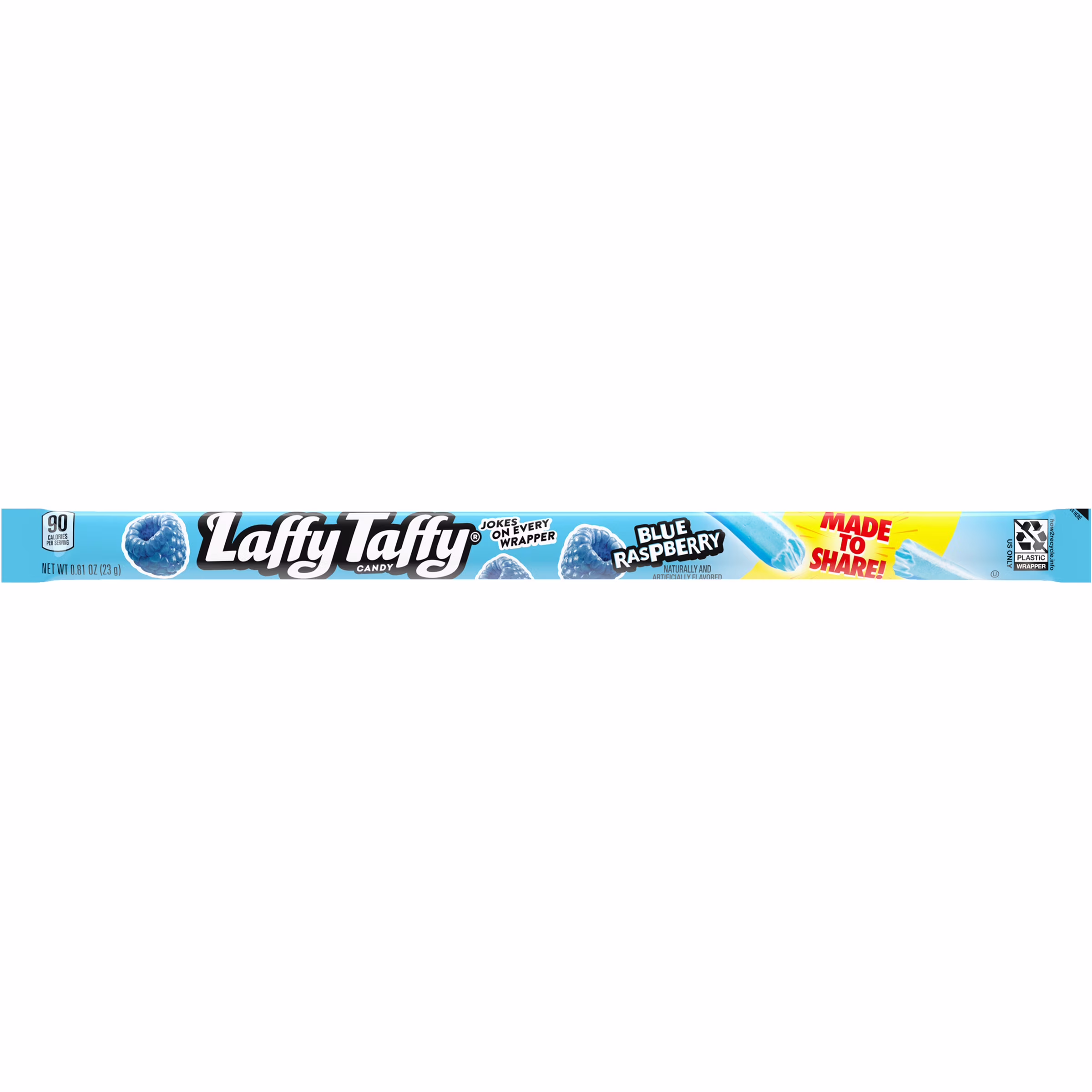 Laffy Taffy Stretchy & Tangy Candy - 24 Pack - Blue Raspberry 0.81oz