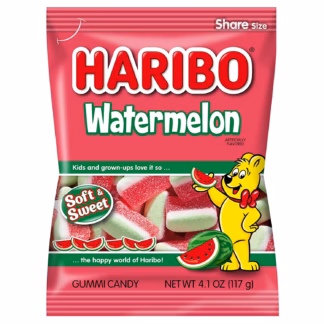 Haribo Gummy Candy Share Size - 12 Pack - Watermelon 4oz
