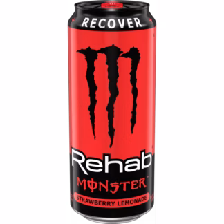 Monster Energy Drink - 24 Pack - Monster Rehab Strawberry Lemonade 16oz (Can)