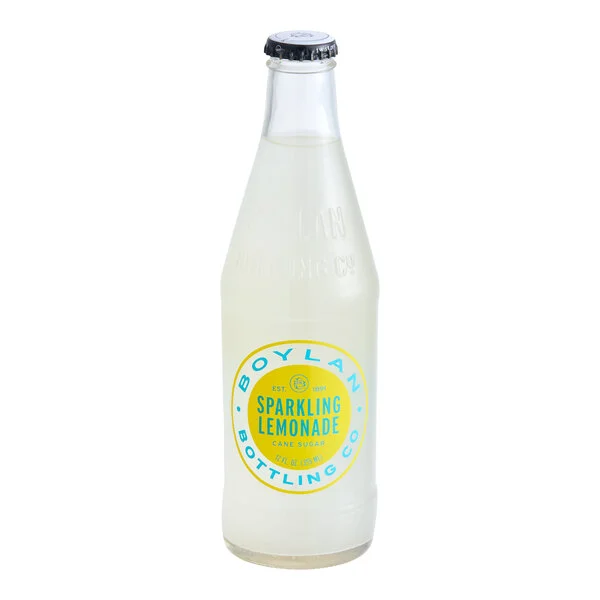 Bottle of Boylan sparkling lemonade
