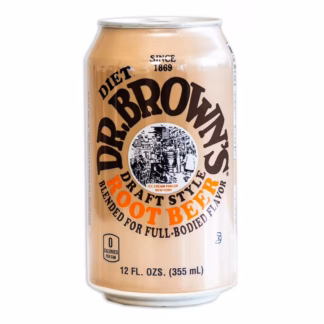 Dr. Brown's - 24 Pack - Diet Root Beer 12oz (Can)