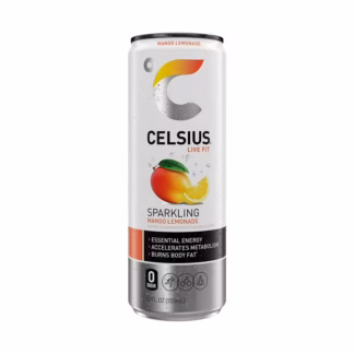 Celsius Energy Drink - 12 Pack - Mango Lemonade 12oz (Can)