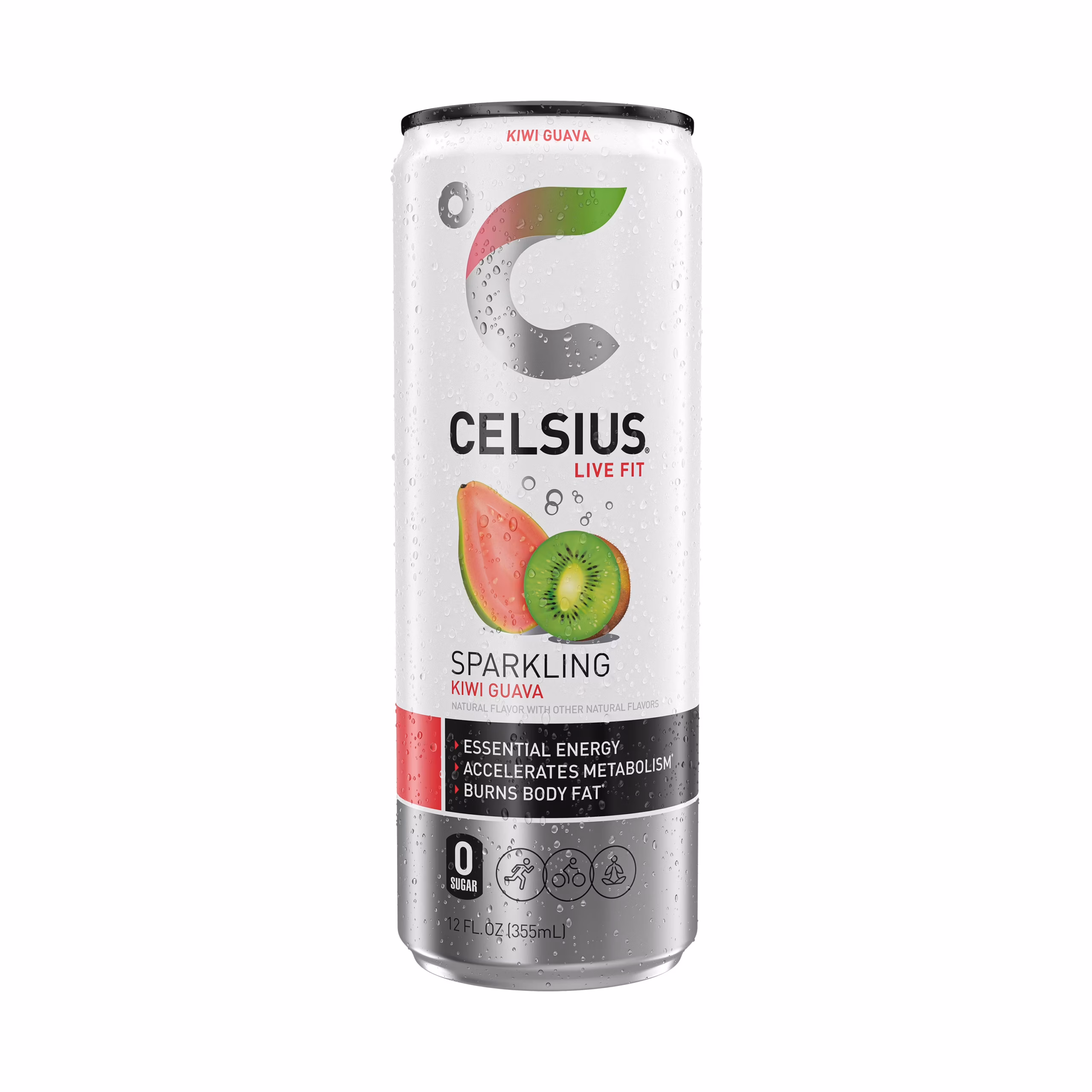 Celsius Energy Drink - 12 Pack - Kiwi Guava 12oz (Can)